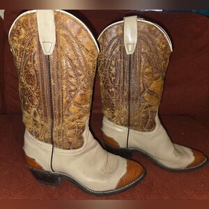 Two-Tone Women's Vintage Durango Cowboy Boots Size 6.5